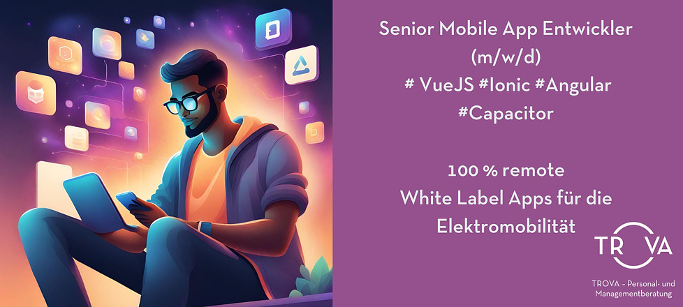 Senior Mobile App Developer (m/w/d) #VueJS #Ionic #Angular #Capacitor 100% remote