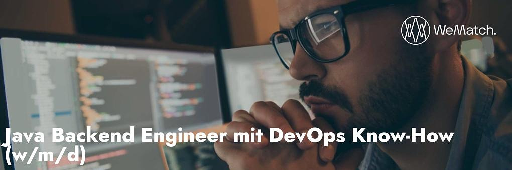 Java Backend Engineer (m/w/d) mit DevOps Know-How